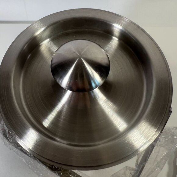 Small Ice Bucket Stainless Steel Insulated With Lid Tongs Drain basket Tiki Bar - Picture 2 of 9